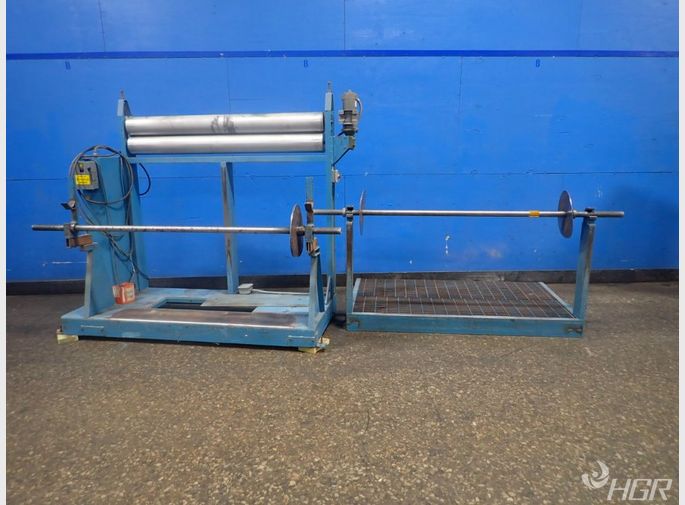 Bruno Machinery Unwind Roller Stand