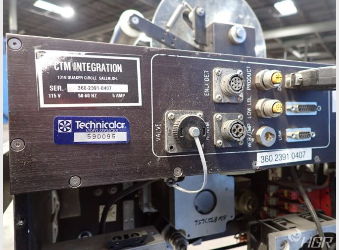 Used Ctm Integration Label Applicator HGR Industrial Surplus