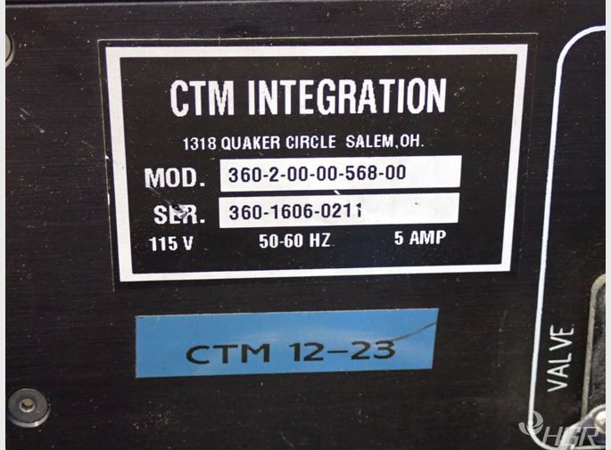 Used Ctm Integration Label Applicator HGR Industrial Surplus