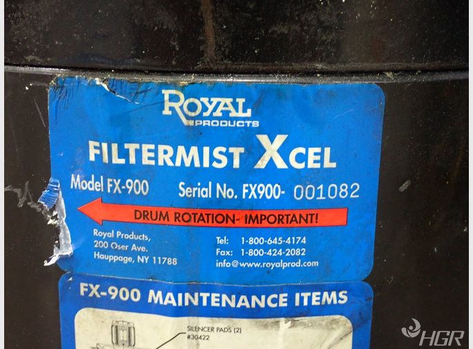 Royal Products Filtermist Mist Collector