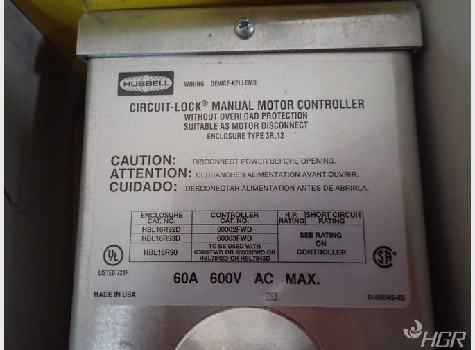 Hubbell Motor Controller