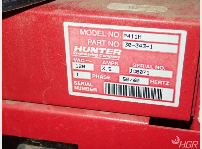 Hunter Alignment Machine