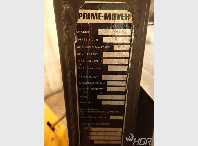 Prime Mover Electric Walk Behind Fork Lift