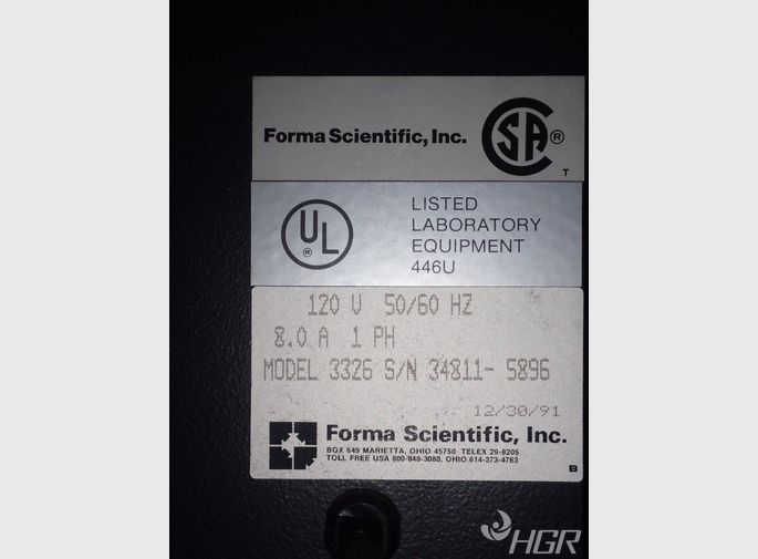 Forma Scientific Inc Water Jacketed Incubator