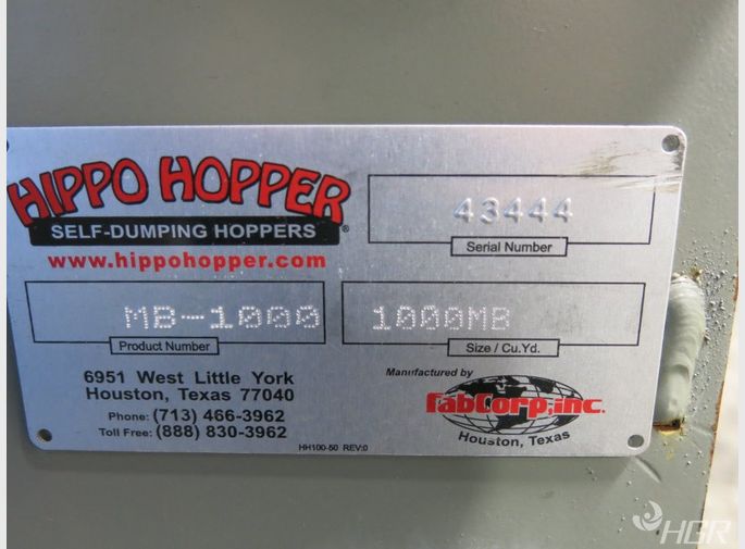 Hippo Hopper Steel Bin