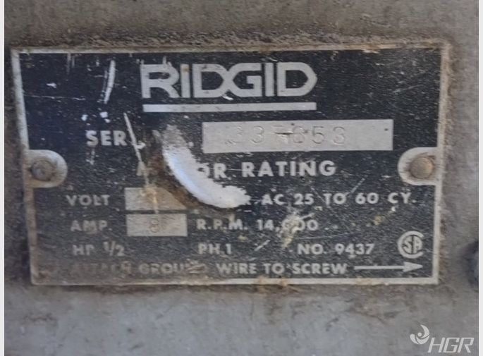 Ridgid Pipe Threader