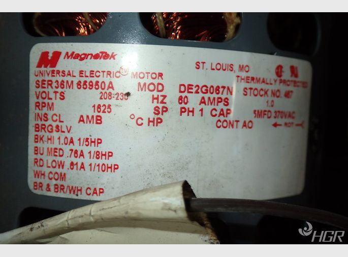 Magnetek Universal Electric Blower