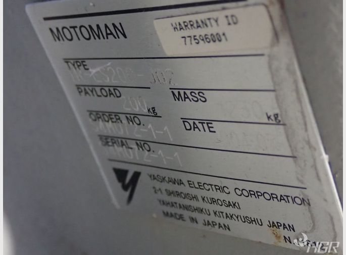 Motoman Motoman Yres200j02 Robot