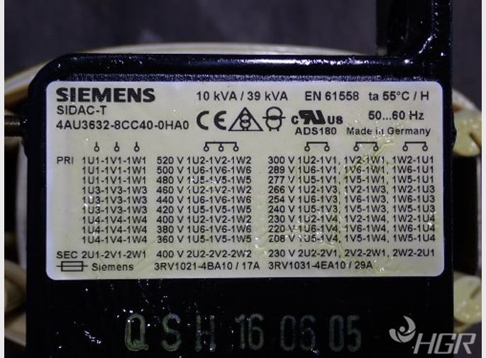 Siemens Transformer