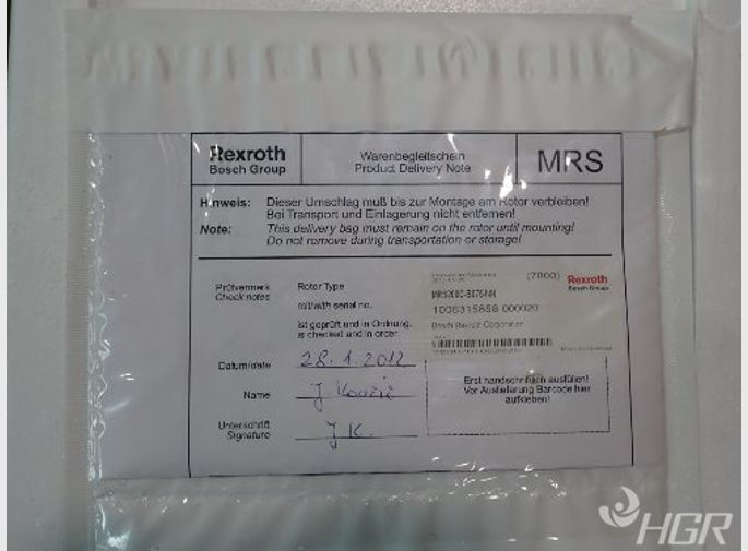 Rexroth High Speed Rotor