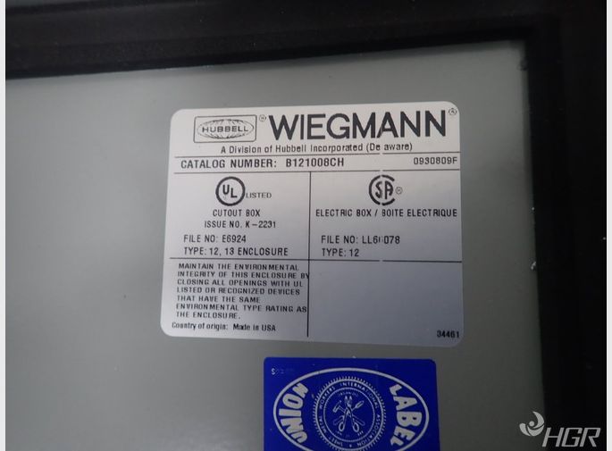 Wiegman Electrical Enclosure