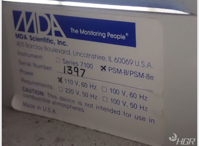 Mda Scientific Mulitipoint Monitoring System