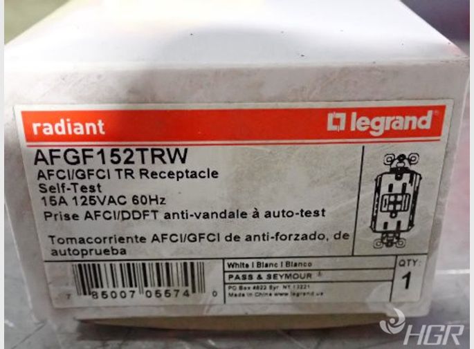 Legrand Self Test Receptacles