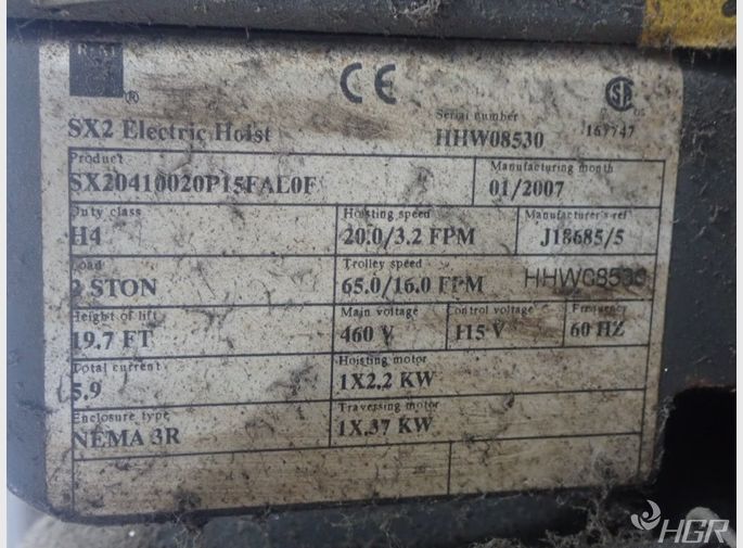 Rm Rm X2 Electric Cable Hoist