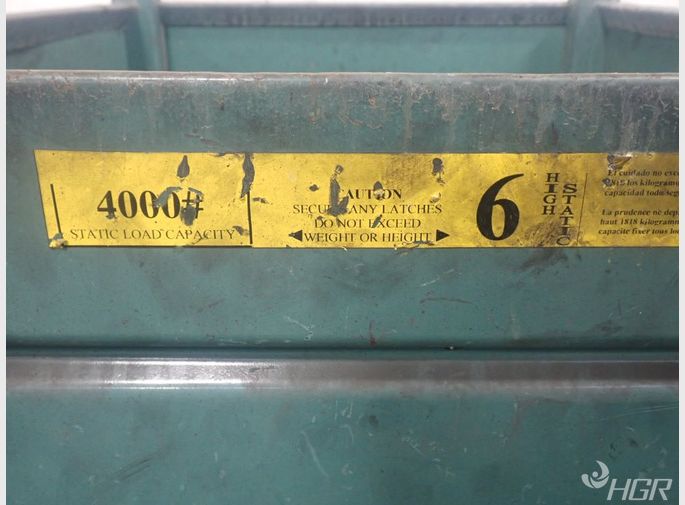  Stackable Steel Bin