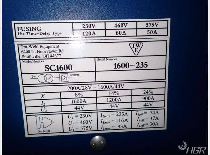 Truweld Equipment Truweld Equipment S01600 Stud Welder