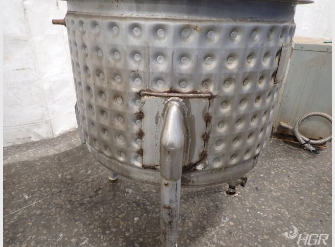 Will Flow Corplightnin Will Flow Corplightnin Nar100 Ss Jacketed Tank W Mixer