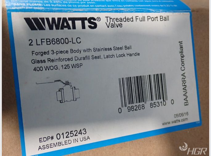 Watts Valve