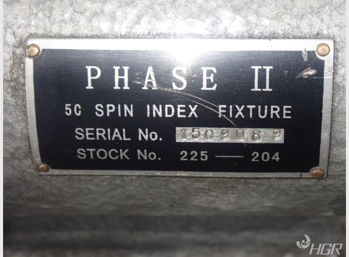 Phase Ii Spin Index Fixture