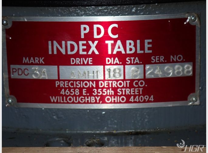 Pdcprecision Detroit Co Index Table