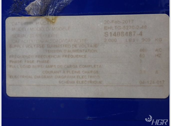 Vestil Vestil Ehltg5270248 Lift Table