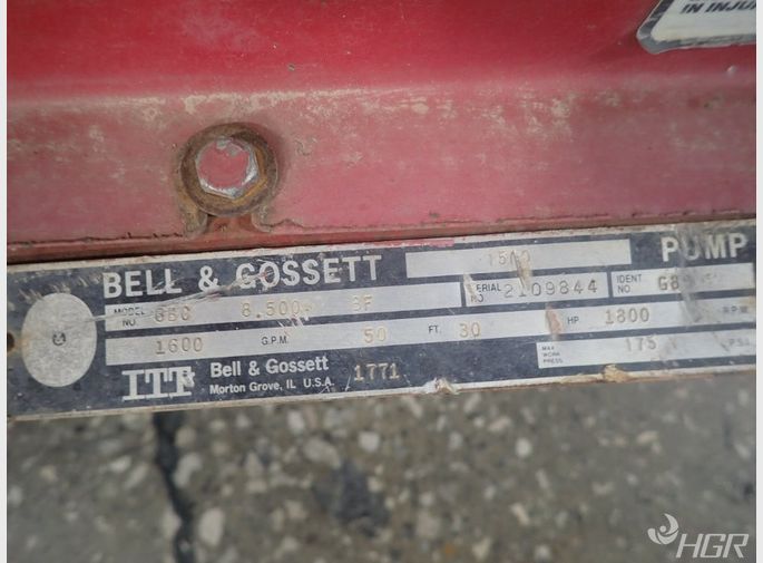 Bell And Gosset Bell And Gosset 30 Hp Pump