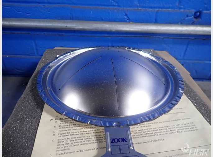 Zook Rupture Disk Holder