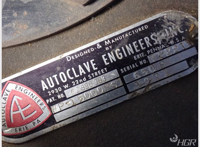 Autoclave Engineers Autoclave Engineers 2996363 High Pressure Reactor