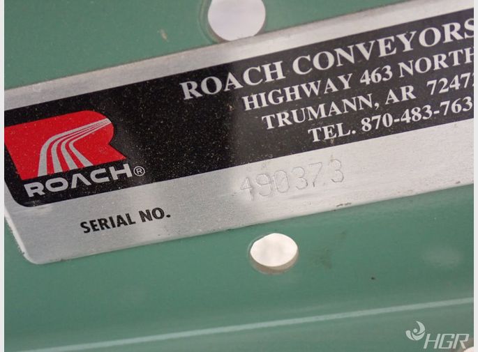 Roach Curved Roller Conveyor