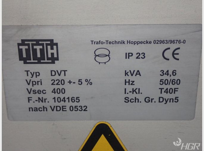 Trafotechnik Hoppecke Transformer