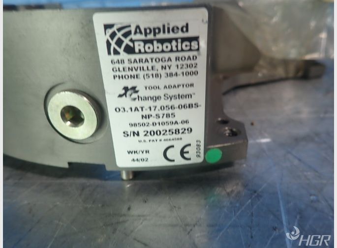 Applied Robotics Tool Adaptor Exchange System