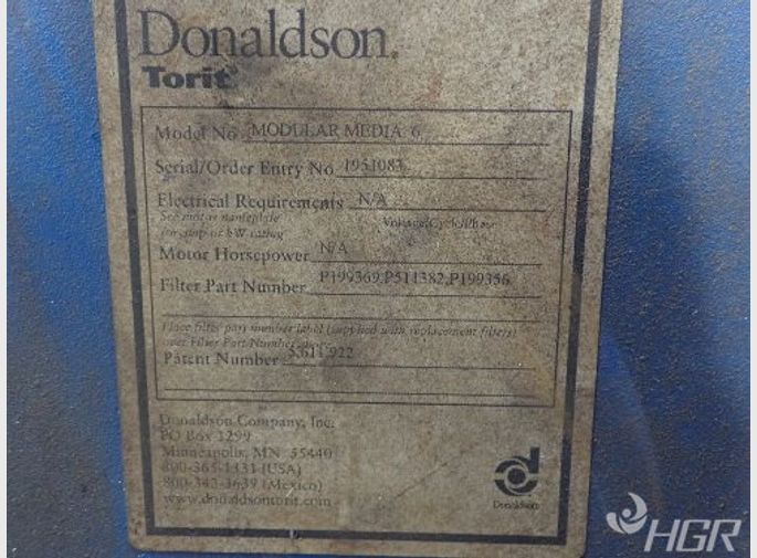 Donaldsontorit Dust Collector