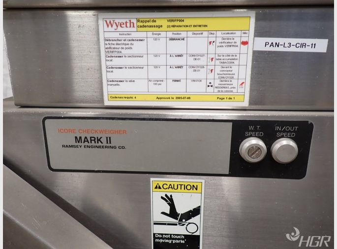 Ramsey Engineering Ramsey Engineering Mark Ii Mkiiafr25 Check Weigher