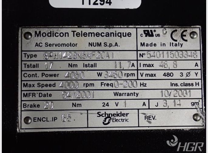 Modicon Telemecanique Servo Motor
