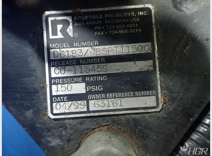 Rosedale Pressure Tank