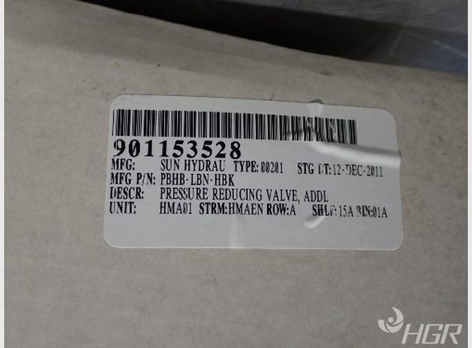 Sun Hydraulics Pressure Reducing Valve