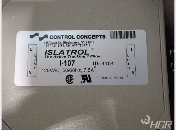 Control Concepts Power Line Filter