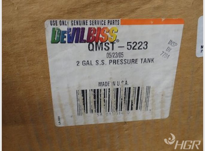 Devilbiss Ss Pressure Tank