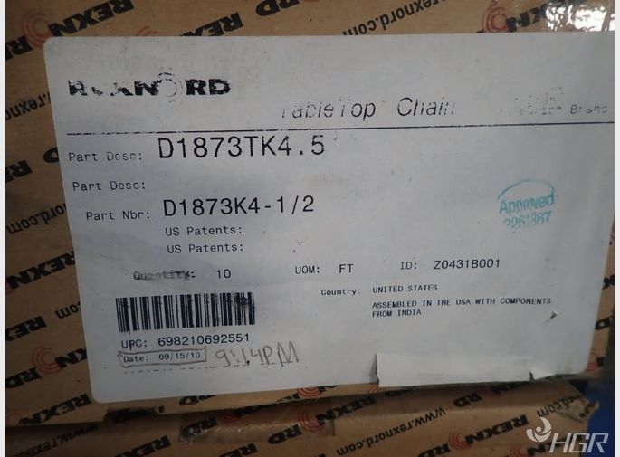 Rexnord Plastic Conveyor Beltschains