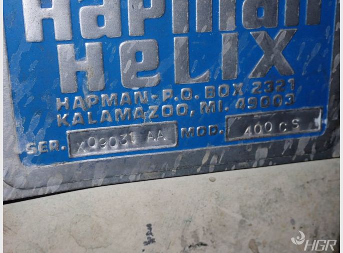 Hapman Helix Screw Conveyor