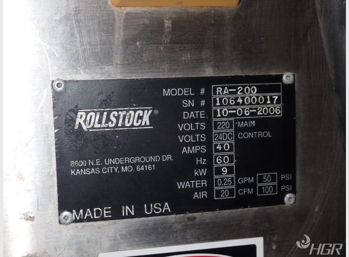 Rollstock Rollstock Ra200 Vacuum Packaging Unit