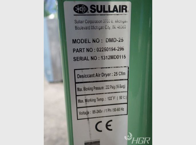 Sullair Dessicant Air Dryer