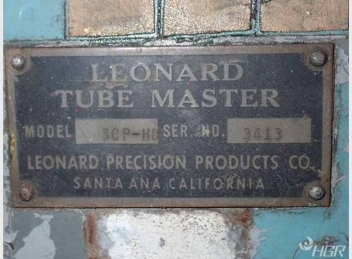 Leonard Leonard 3cphd Tube End Former