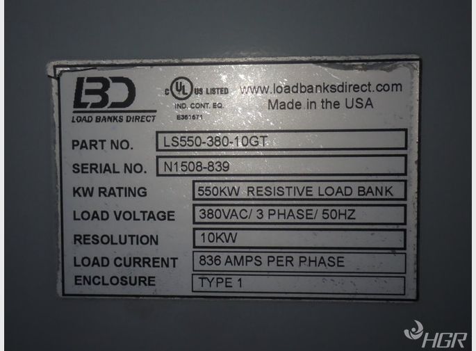 Load Bank Direct Load Bank Direct Ls55038010gt Outdoor Resistive Load Bank