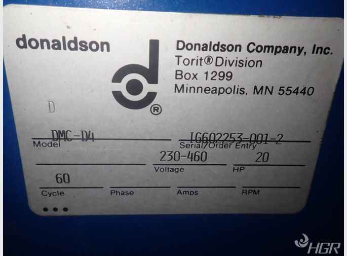 Donaldson Torit Donaldson Torit Dmcd4 Dryflo Mist Collector
