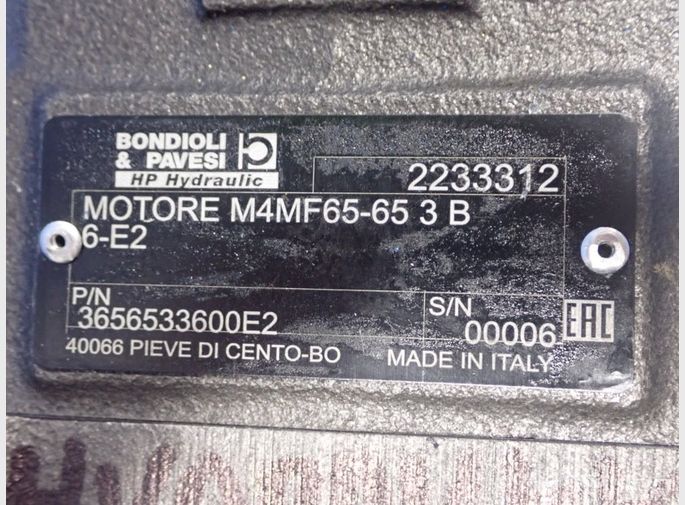 Bondioli  Pavesi Hydraulic Pump