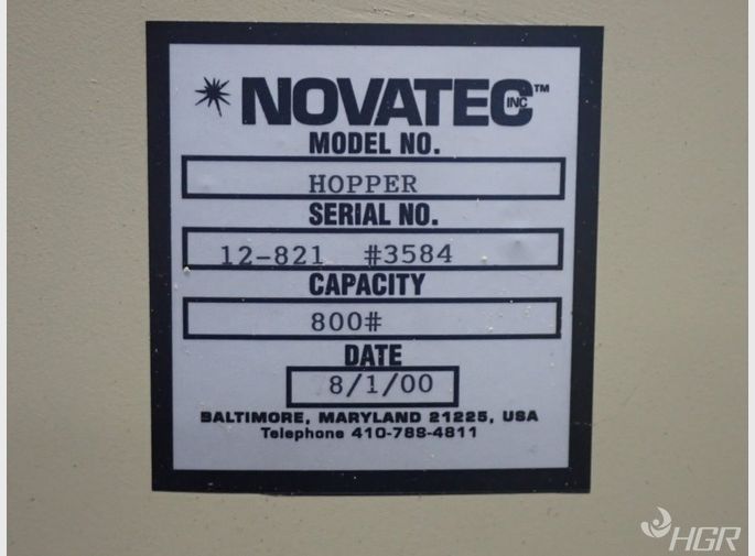 Novatec Novatec Hopperhb200 Drying Hopper System