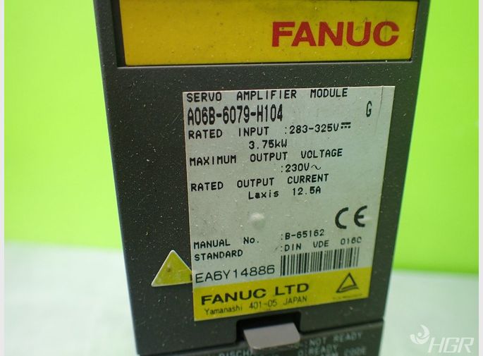 A06b6079h104 Fanuc A06b6079h104 Servo Amplifier Module 125amp Output