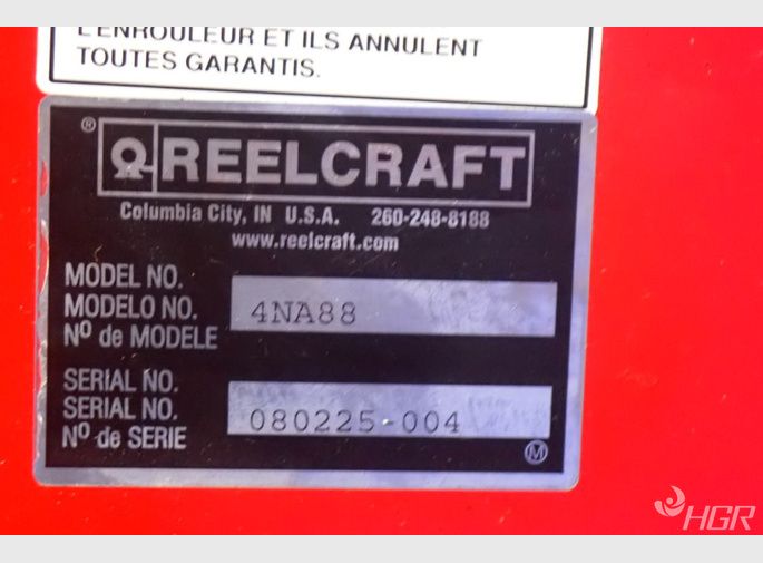 Used Reelcraft Reel  HGR Industrial Surplus