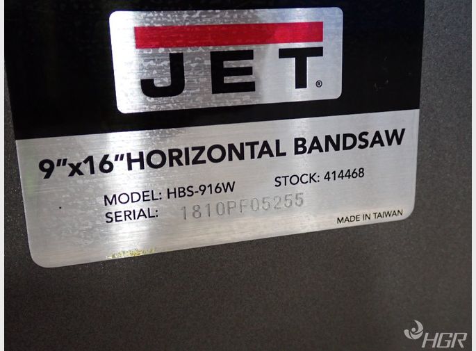 Jet Horizontal Band Saw